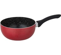 Ковш Agness 16х6.5 см, 1.2 л, антипригарное мраморное покрытие, ручка soft touch, без упаковки 936-202