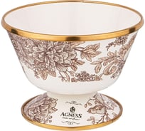 Эмалированная конфетница Agness ROYAL GARDEN 400 мл, 14 см 950-091-1