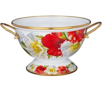 Эмалированный дуршлаг Agness МАКИ 20 см, H 14 см, D 20 см 950-470