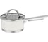 Ковш Agness АРКТИК со стеклянной крышкой, нержавеющая сталь, 1.0 л, 14x7.5 см 937-332 1