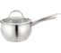 Ковш Agness APPLE со стеклянной крышкой, 1.9 л, 16x9.5 см, цвет: серый 937-361 1