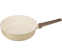 Глубокая сковорода Agness ЛАТТЕ с мраморным антипригарным покрытием, 28x8 см 947-507