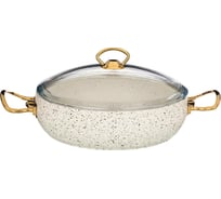 Сотейник Agness MERCURY с антипригарным покрытием GRANITE, 26x7 см, 3,2 л, PFOA FREE 953-016