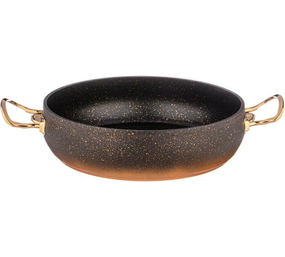 Сотейник Agness MERCURY с антипригарным покрытием GRANITE, 28x7,5 см, 4 л, PFOA FREE 953-007
