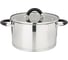 Кастрюля Agness MIDNIGHT со стеклянной крышкой, нержавеющая сталь, 4,6 л 22x12,5 см 937-303 1