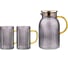 Кувшин Agness SMOKY с крышкой фильтром, 1600 мл, 2 кружки 320 мл, цвет: дымчатый 889-151 1