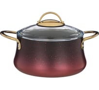 Кастрюля Agness GRANITE СЕРИЯ VULCANO PFOA FREE с антипригарным покрытием, 20х10 см, 2.4 л 953-025