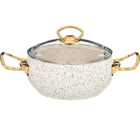 Кастрюля Agness GRANITE СЕРИЯ MERCURY PFOA FREE с антипригарным покрытием, 18х8 см, 1.8 л 953-011 1