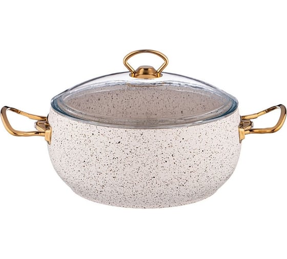 Кастрюля Agness GRANITE СЕРИЯ MERCURY PFOA FREE с антипригарным покрытием, 24х11,5 см, 4.4 л 953-014