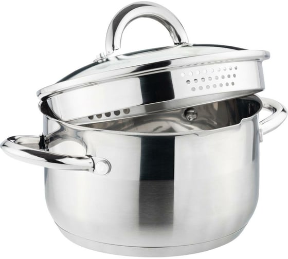 Кастрюля Agness PROFI HOME со стеклянной крышкой, 3 л 20x11.5 см 914-202