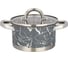 Кастрюля Agness FANTASY со стеклянной крышкой, нержавеющая сталь, 2,5 л 18x10 см 916-311 1