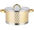 Кастрюля Agness со стеклянной крышкой, нержавеющая сталь, 4,6 л 22x12 см 916-329 1