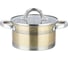 Кастрюля Agness со стеклянной крышкой, нержавеющая сталь, 3,5 л 20x11 см 916-324 1