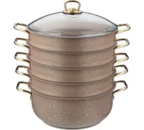 Кастрюля-мантоварка Agness 6,1 л 28x12/ 28x7,3/ 28x7,3/ 28x7,3/ 28x7,3 см 936-144