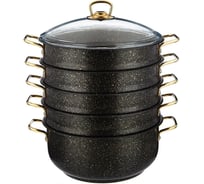 Кастрюля-мантоварка Agness 5,3 л 26x12/ 26x7,2/ 26x7,2/ 26x7,2/ 26x7,2 см 936-138