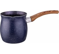 Турка Agness BLACK MARBLE с антипригарным мраморным покрытием и ручкой soft touch 800 мл без упаковки 906-224