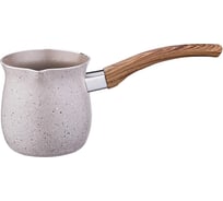 Турка Agness Арктик с антипригарным мраморным покрытием и ручкой soft touch 450 мл без упаковки 906-213