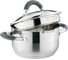 Кастрюля Agness PROFI HOME со стеклянной крышкой, 5 л 24x13.5 см цвет ручек серый 914-218 2