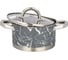 Кастрюля Agness FANTASY со стеклянной крышкой, нержавеющая сталь, 1,8 л 16x9 см 916-310 2