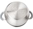 Кастрюля Agness APPLE со стеклянной крышкой 2,4 л, 18x10.5 см цвет серый 937-363 3