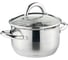 Кастрюля Agness PROFI HOME со стеклянной крышкой, 1,5 л 16x9.5 см 914-200 1