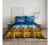 Постельное белье Василиса бязь, наб 70x70, евро 3698/ 2