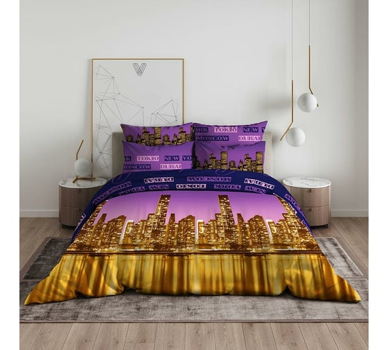 Постельное белье Василиса бязь, наб 70x70, 1,5 сп 3698/ 1 1