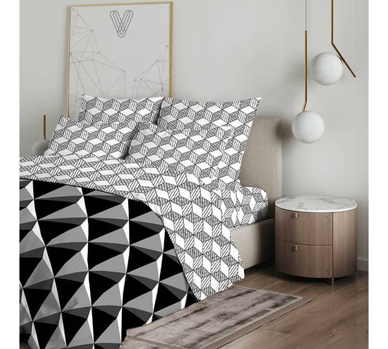 Постельное белье Василиса бязь, наб 70x70, 1,5 сп 7650/ 1