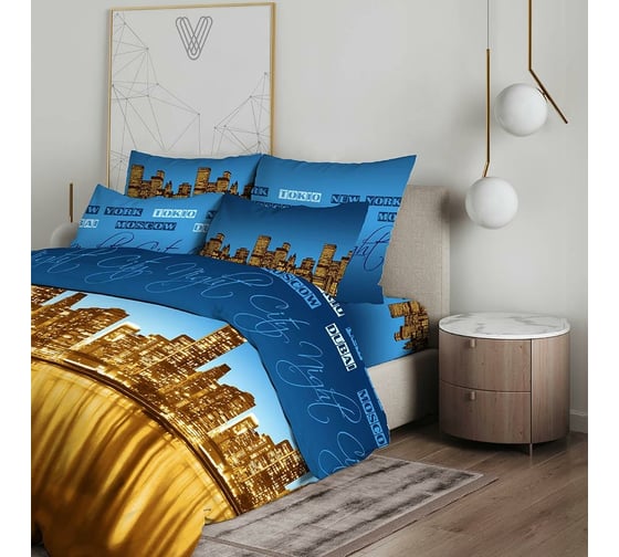 Постельное белье Василиса бязь, наб 70x70, 1,5 сп 3698/ 2