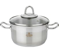Кастрюля Agness PROFESSIONAL высококачественная нержавеющая сталь 18/ 10, 16x10 см 2 л 936-300