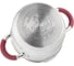 Кастрюля Agness PROFI HOME со стеклянной крышкой, 2 л 18x10.5 см цвет ручек бордо 914-206 4