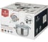 Кастрюля Agness PROFI HOME со стеклянной крышкой, 3 л 20x11.5 см цвет ручек кофейный 914-212 6
