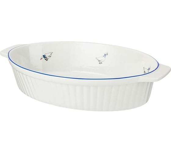 Блюдо для запекания Agness Гуси овальное 35x22x7см 792-076 1
