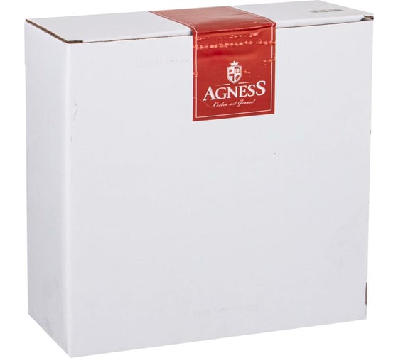 Блюдо для запекания и выпечки Agness круглое 28x25.5x8.5 см коричневое 777-058