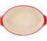 Блюдо для запекания и выпечки Agness овальное 32.5x22x8 см красное без декора 777-059 2