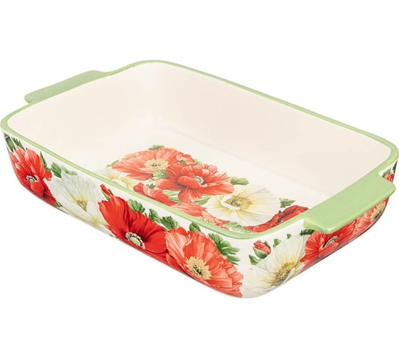 Блюдо для запекания Agness Маки прямоугольное 33.5x19.5x7.5 см 536-266
