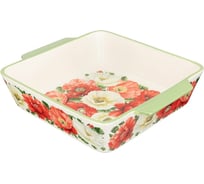 Блюдо для запекания Agness Маки квадратное 29.5x25x7 см 536-269