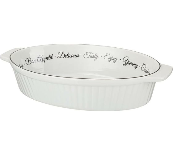 Блюдо для запекания Agness BON APPETIT овальное 35x22x7 см 792-095
