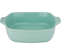Блюдо для запекания Agness Modern Kitchen квадратное лазурное 28x24x7.5 см 777-074
