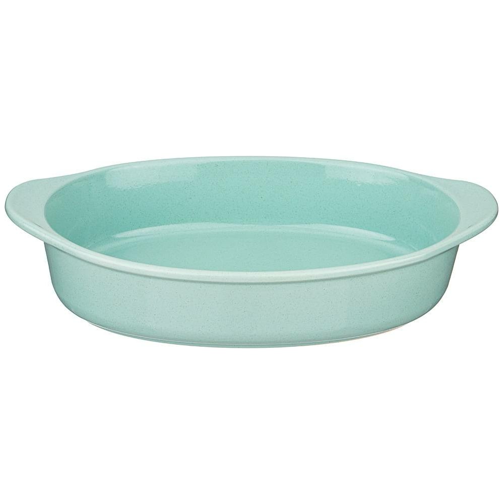 Блюдо для запекания Agness Modern Kitchen овальное лазурное 37x23x8 см ...