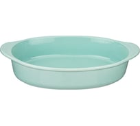 Блюдо для запекания Agness Modern Kitchen овальное лазурное 37x23x8 см 777-086