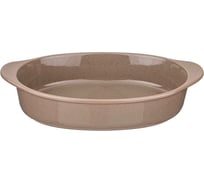 Блюдо для запекания Agness Modern Kitchen овальное светло-коричневое 37x23x8 см 777-087