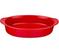 Блюдо для запекания Agness Modern Kitchen овальное красное 37x23x8 см 777-084