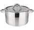 Кастрюля Agness со стеклянной крышкой, нержавеющая сталь 6 л 24x13,5 см 937-329 1