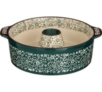 Форма для выпечки Agness круглая 28x24x8 см зеленая 777-048
