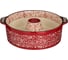 Форма для выпечки Agness круглая 28x24x8 см красная 777-047 1