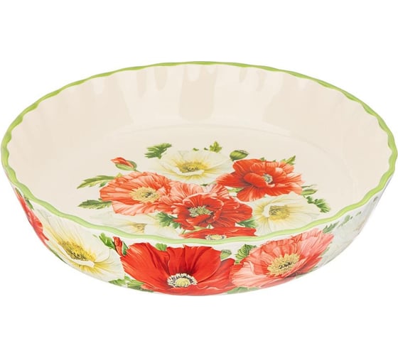 Форма для выпечки Agness Маки круглая 27.5x27.5x6 см 536-268 1