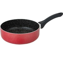 Сковорода Agness 12x3 см антипригарное мраморное покрытие, ручка soft touch, без упаковки 936-206