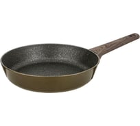 Сковорода Agness SPICY с мраморным антипригарным покрытием 28x5.8 см цвет оливковый 947-543