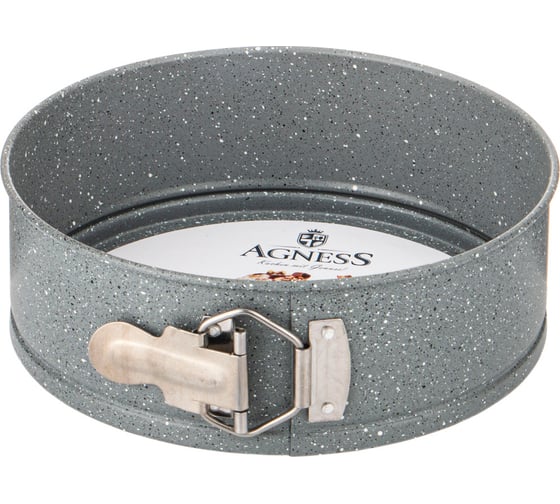 Форма для выпечки Agness разъемная с антипригарным покрытием 20x6.8 см 930-021